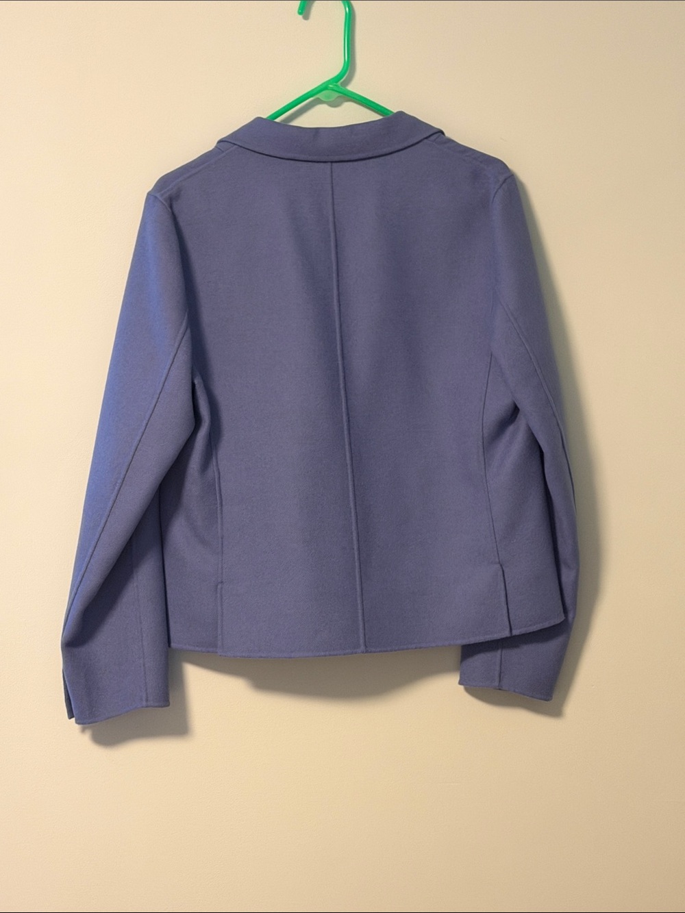 Weekend Max Mara Lavender Notch Lapel Wool-Blend Blazer View 3